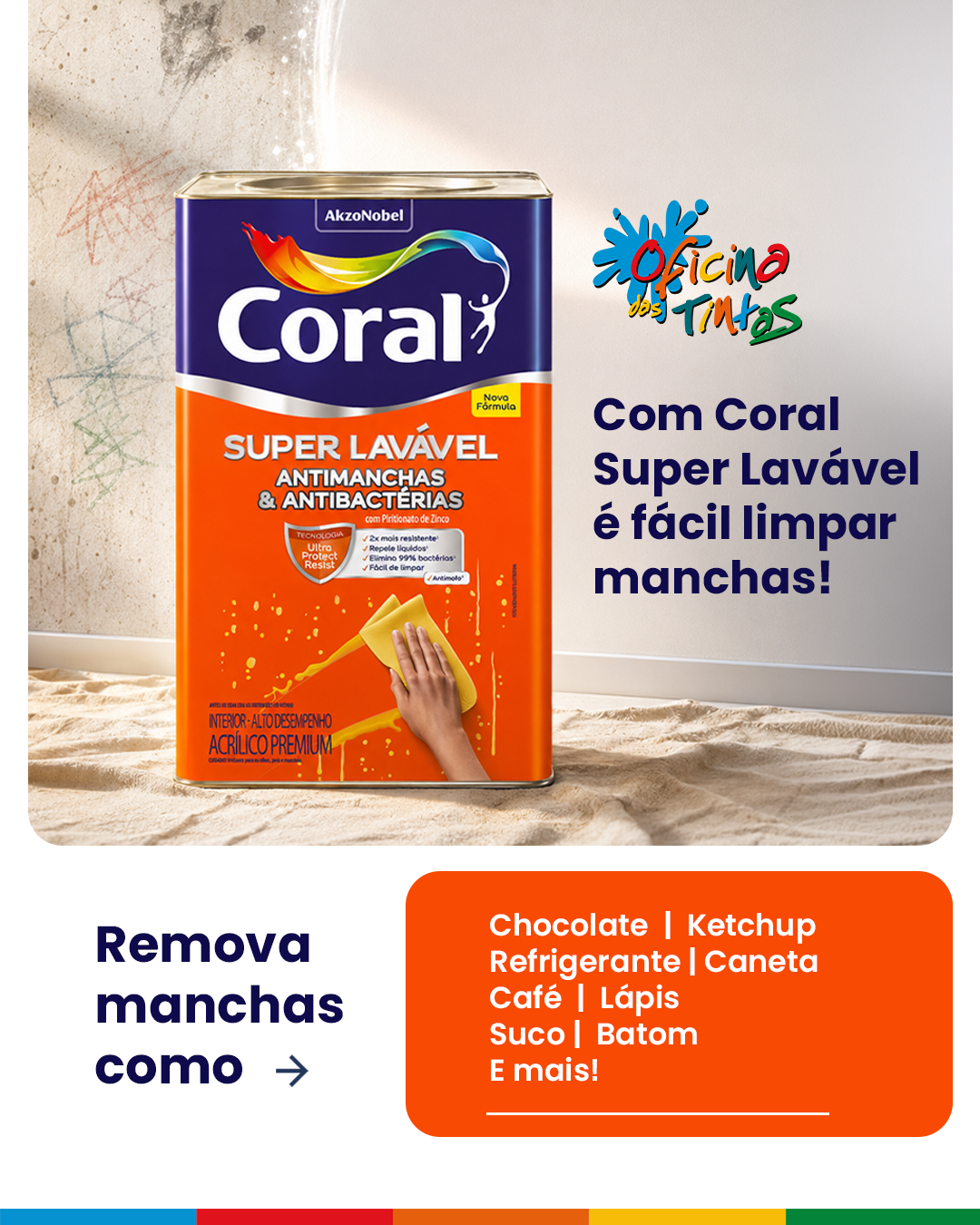 Coral Super Lavável