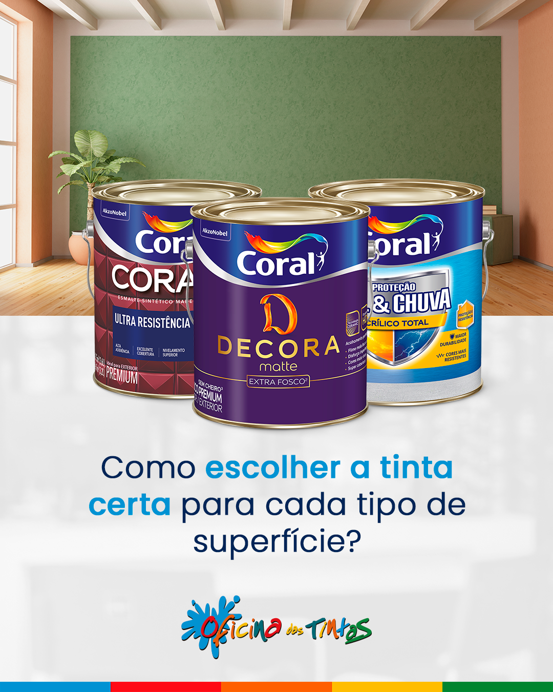 Como escolher a tinta certa